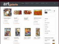 art-galerie.com Webseite Vorschau
