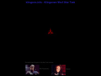 klingons.info Webseite Vorschau