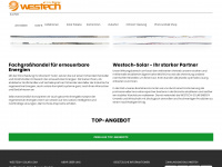 westech-solar.com Webseite Vorschau