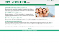 pkv-vergleich.com Webseite Vorschau