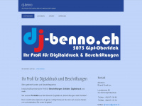 dj-benno.ch Webseite Vorschau