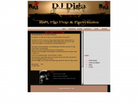 dj-diga.de Webseite Vorschau