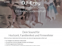 dj-erny.de Webseite Vorschau