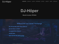 dj-hoeper.de Webseite Vorschau