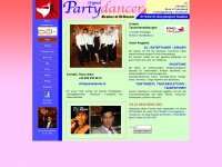 partydancer.at Webseite Vorschau