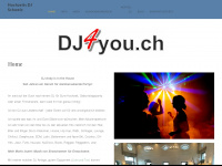 dj4you.ch Webseite Vorschau