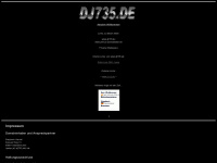 dj735.de Webseite Vorschau