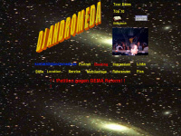 djandromeda.de Webseite Vorschau