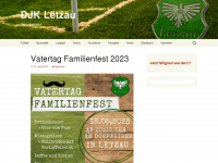 djk-letzau.de Webseite Vorschau