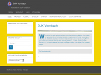 djk-vornbach.de Webseite Vorschau