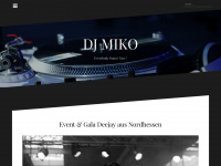 djmiko.de Webseite Vorschau