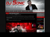 djsonic-entertainment.de Webseite Vorschau