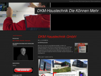 dkmhaustechnik.de Webseite Vorschau