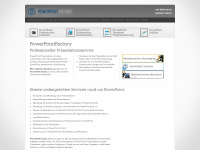 powerpointfactory.de Webseite Vorschau