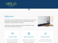 sirius-solutions.at Webseite Vorschau