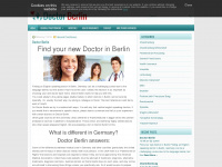 doctorberlin.de Webseite Vorschau