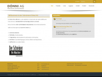 doenni.ch Webseite Vorschau