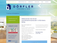 doerfler-immobilien.at Webseite Vorschau
