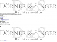 doerner-singer.at Webseite Vorschau