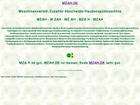 mzah.de Webseite Vorschau