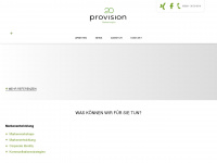 provision-werbung.de Webseite Vorschau