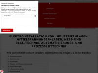 wtb-elektro.com Webseite Vorschau