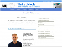 tierkardiologie.lmu.de Webseite Vorschau