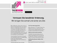 taxiessen.de Webseite Vorschau