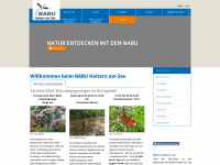 nabu-halternamsee.de Webseite Vorschau