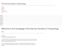 protozoologie.de Webseite Vorschau