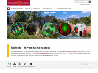 biologie.uni-osnabrueck.de Webseite Vorschau