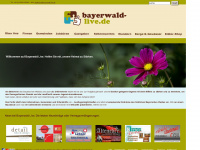 bayerwald-live.de Webseite Vorschau