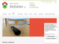 bauverein-ketteler.de Webseite Vorschau