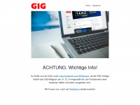 gig-online.de Webseite Vorschau