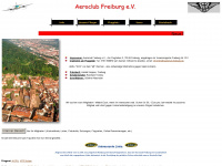 aeroclub-freiburg.de Webseite Vorschau