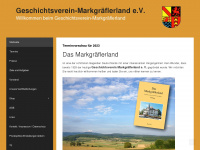 geschichtsverein-markgraeflerland.de Webseite Vorschau