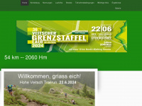 grenzstaffellauf.com Webseite Vorschau