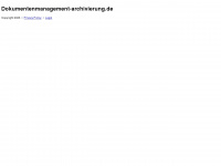 dokumentenmanagement-archivierung.de Webseite Vorschau