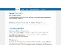 doldertreuhand.ch Webseite Vorschau