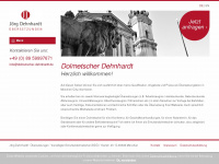 dolmetscher-dehnhardt.de Webseite Vorschau