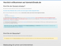 domain2trade.de Webseite Vorschau