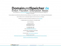 domainundspeicher.de Webseite Vorschau