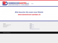 domeniconi.ch Webseite Vorschau