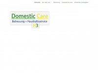 domesticcare.de Webseite Vorschau