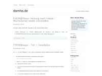 domha.de Webseite Vorschau