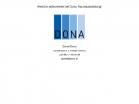 dona.at Webseite Vorschau
