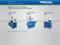 donau-werkzeugmaschinen.de Webseite Vorschau