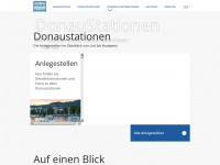donaustationen.at Webseite Vorschau