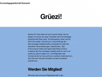 donnerstagsgesellschaft.ch Webseite Vorschau