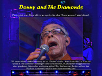 donny-and-the-diamonds.de Webseite Vorschau
